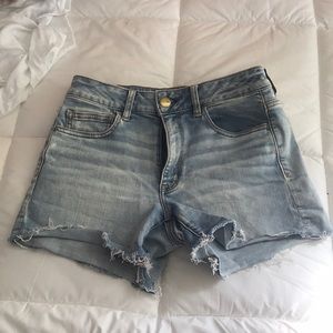 American eagle super stretch high rise shortie